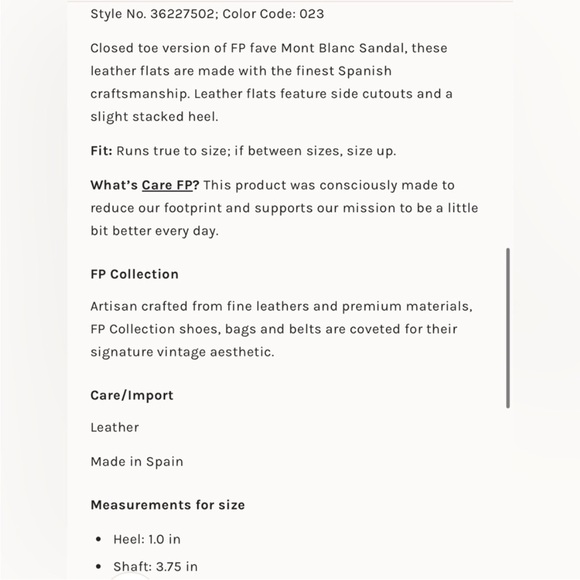 Free People Royale Asymmetrical Flat - Picture 7 of 7